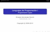 Lenguajes de Programación I - Programación Lógica