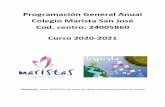 Programación General Anual Colegio Marista San José Cod ...