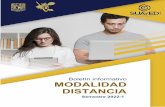 Boletín informativo MODALIDAD DISTANCIA