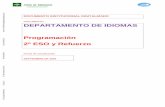 DOCUMENTO DEPARTAMENTO DE IDIOMAS Programación