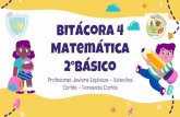 Bitácora 4 Matemática 2°básico