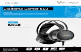 Diadema Gamer 502 - voragolive.com
