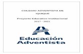 COLEGIO ADVENTISTA DE IQUIQUE Proyecto Educativo Institucional