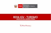 RERA IGV - TURISMO