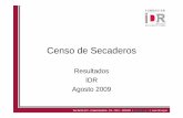 Censo de Secaderos - IDR