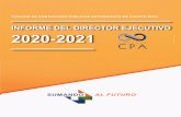 Informe del Director Ejecutivo 2020-2021
