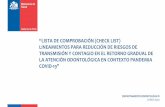LISTA DE COMPROBACIÓN (CHECK LIST) LINEAMIENTOS PARA ...