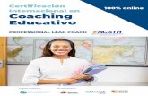 Certificación 100% online Internacional en Coaching Educativo
