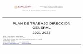 PLAN DE TRABAJO DIRECCIÓN GENERAL 2021-2023