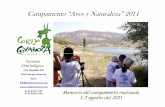 Campamento “Aves y Naturaleza” 2011