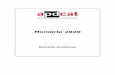 Memòria 2020 - apdcat.gencat.cat
