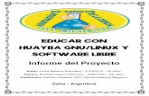 EDUCAR CON HUAYRA GNU/LINUX Y SOFTWARE LIBRE