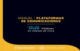 MANUAL · PLATAFORMAS DE COMUNICACIONES