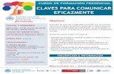 CLAVES PARA COMUNICAR EFICAZMENTE - Colquimur