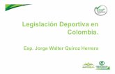Legislación Deportiva en Colombia.