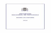 Programa Nacional de Reformas de España 2016