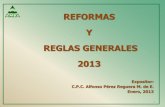 REFORMAS Y REGLAS GENERALES - AMDA
