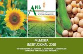 MEMORIA INSTITUCIONAL 2020 - apia-bolivia.org