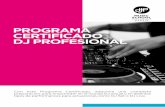 PROGRAMA CERTIFICADO DJ PROFESIONAL