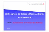 XII Congreso de Calidad y Medio Ambiente en Automoción ...