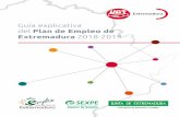 Guía explicativa del Plan de Empleo de Extremadura 2018-2019