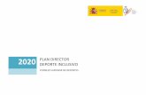Plan Director Deporte Inclusivo 2020 def