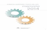AGENCIA SANITARIA COSTA DEL SOL memoria 2014