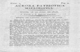 Aurora patriótica mallorquina 1812, tom 1, núm. 2