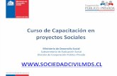 Curso de Capacitación en proyectos Sociales