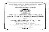 FACTORES DE RIESGO PARA PREECLAMPSIA EN EL HOSPITAL …
