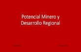 Potencial Minero y Desarrollo Regional