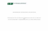 UNIVERSIDAD TECNOLÓGICA DE BOLÍVAR Participación De Las ...