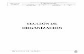 SECCIÓN DE ORGANIZACIÓN