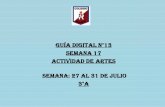 Guía digital n°13 SEMANA 17 Actividad de artes Semana: 27 ...