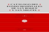CATÁLOGO DEL FONDO HOSPITALES DE SAN ROQUE Y SAN …