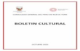 BOLETIN CULTURAL - Consulado del Perú