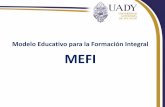 Modelo Educativo para la Formación Integral MEFI