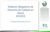 Sistema Obligatorio de Garantía de Calidad en Salud SOGCS ...