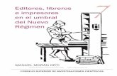 Editores, libreros e impresores en el umbral del Nuevo Régimen