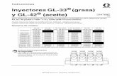 Inyectores GL-33 (grasa) y GL-42 (aceite)