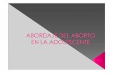 Adolescente – Aborto - Conflicto