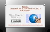 Tema 1 Sociedad de la información, TIC y Educación