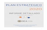 Informe Detallado Plan Estrategico Integral OEA 2020
