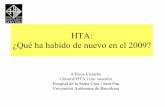 HTA: ¿Qué ha habido de nuevo en el 2009?