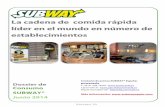 Contacto de prensa SUBWAY® España