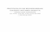 PROTOCOLOS DE BIOSEGURIDAD COLEGIO ANTARES BOGOTA