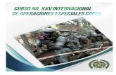 CURSO NO. XXV INTERNACIONAL DE OPERACIONES …