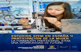Estudios STEM en España y participación de la mujer.