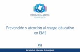 Prevención y atención al rezago educativo en EMS