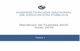 ADMINISTRACIÓN NACIONAL DE EDUCACIÓN PÚBLICA Rendición de …